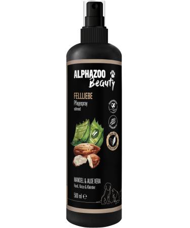 Alphazoo fur love care spray for dogs & cats 500 ml i Optimal fur care i natural fur spray for soft shiny fur i against filt 500 ml (1 Pack)