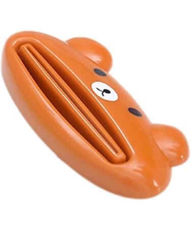Virtcooy Pet Toothpaste Squeezer | Cartoon Animal Toothpaste Dispenser - Bear Shaped Panda Frog Cute Toothpaste Extruder Bathroom Accessories Ours - Buy Online on SooperMarket.com