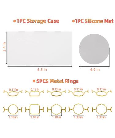 SWEET PASSWORD 5PCS Metal Wax Seal Molds for 1 Inch Stamp Set with Silicone Mat - Gold Sealing Wax Kit - Buy Online on SooperMarket.com