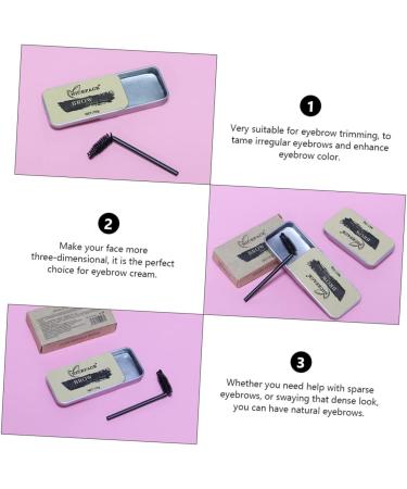 WOONEKY 1 Set Eyebrow Soap Clear Gel Brow Shaping Soap Brow Styling Cream Gel De Cejas Transparente Wax - Buy Online on SooperMarket.com