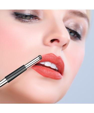 Veeteah Lipstick Applicator - Reusable Lip Gloss Applicator - Multi-purpose Lipstick Gloss Makeup Brush Tool Soft Double-Head Lip Oil Brush with Lid for Women and Girls Black - Buy Online on SooperMarket.com