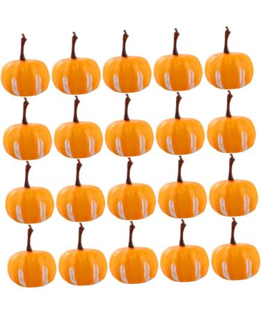 PRETYZOOM 60 pcs Halloween pumpkin simulation small pumpkin halloween manual Accessories little pumpkin pumpkin Halloween pumpkin decoration fake pumpkin simulation pumpkin Foam decorate Yellowx3pcs 2.2X3.4CMx3pcs - Buy Online on SooperMarket.com