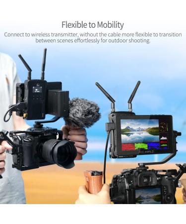Feelworld F5 Pro V4 6 Touch Screen DSLR Camera Monitor - 3D LUT, F970 Kit, Wireless Transmission - IPS FHD 1920x1080, 4K HDMI, Tilt Arm - Buy Online on SooperMarket.com