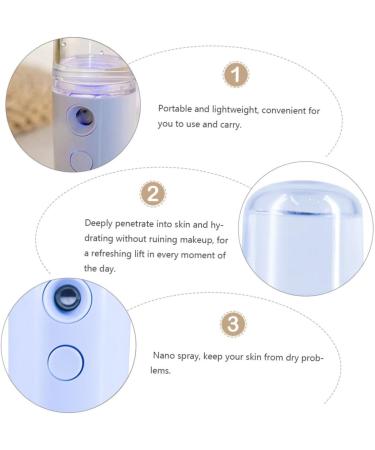 Mikinona 1pc Portable Humidifier Plastic Humidifier Skin Moistener Women Humidifier Beauty Tool Face Humidifier Creative Humidifier Mist Sprayer Spray Humidifier Face Steamer Facial Steamer - Buy Online on SooperMarket.com