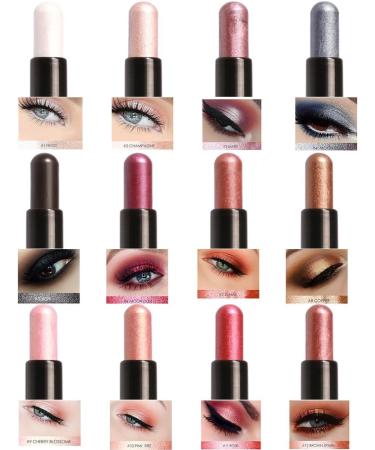 Eyeshadow Stick Watertight Long Lasting Eye Shadow Pen Eye Brightener Stick Highlighter Makeup Cosmetic Tool - Buy Online on SooperMarket.com