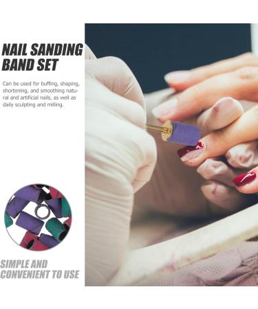 FOMIYES 3 boxes Nail Polishing Circle manicures sanding bands nail grinders drill bits sanding band drill bit nail bands fine grit sanding bands nail drill sandpaper pedicure - Buy Online on SooperMarket.com