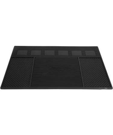 Silicone Barber Mat with Slip Prevention Large Size Work Station Pad for Clippers Scissors Organized & Easy to Cleanse - Buy Online on SooperMarket.com