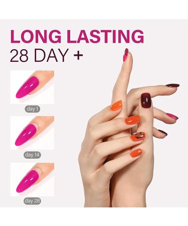 AILLSA Red Glitter Gel Nail Polish Set - 8 Colors for 2022 Spring Summer | Soak Off UV Gel Polish Kit for Nail Art Manicure - Perfect Holiday Gift for Women & Girls - Buy Online on SooperMarket.com