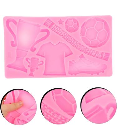 STOBOK Silicone Baking Mold Sports Shoes Sports Ball Theme Mold Soft Cake Mold Supple Fondant molds Chewing Gum Trophy aldult Decorate Football kit Chocolate Adult molds - Buy Online on SooperMarket.com