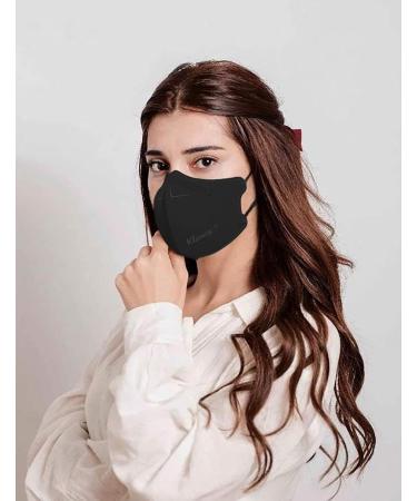 Buy Good Day KF94 Certified Bi-Folding 4-Layers Face Masks - Pack of 10 - Premium Disposable Respirators for Adults - Made in Korea - Black - Buy Online on SooperMarket.com