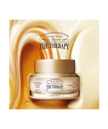 The Face Shop The Therapy Oil Blending Cream | Anti-Aging & Ultra Nourishing Moisturizer - 1.69 Fl Oz - Buy Online on SooperMarket.com