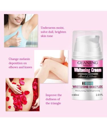 60ml Dark Skin Permanent Whitening Cream Full Body Bleaching Lightening Brightening - Buy Online on SooperMarket.com