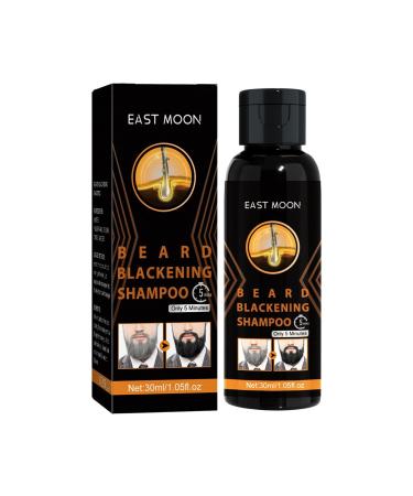 Bartshampoo-2 pieces of 30 ml mildly natural herbal gemacitis shampoo beard colored products for men beard color shampoo gradually color the mustache