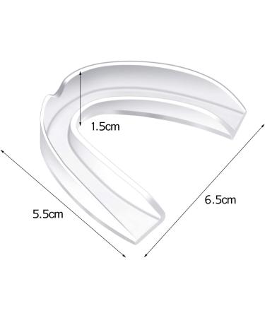 BBTO 20 Pieces Sports Mouth Guards - Transparent Athletic Mouth Guard for Kids and Adults - Buy Online on SooperMarket.com