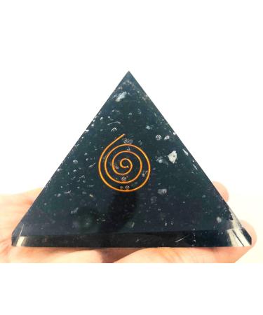 crystalmiracle Tourmaline Orgonite 47 Mm Feng Shui Pyramid Crystal Gemstone Healing Wellness Psychic Energy Metaphysical Vaastu Bagua
