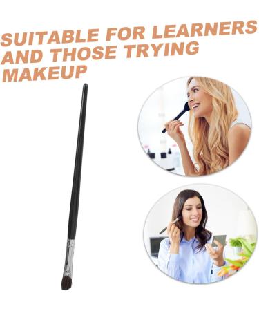 Baluue 4pcs Animal Hair Makeup Brush Convenient Brush Women Eye Shadow Brush Makeup Tool Cosmetics Brush 17.70X0.70X0.70CMx4pcs Blackx4pcs - Buy Online on SooperMarket.com
