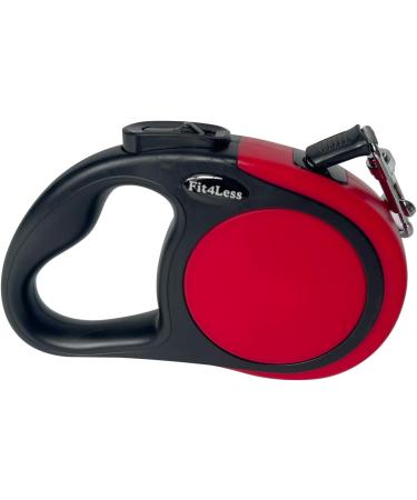 Retractable Dog Lead for Small and Medium Breed lightweight handy but powerful pull very convenient for your dog cat under 20kgs(44lbs) (Red) - Buy Online on SooperMarket.com