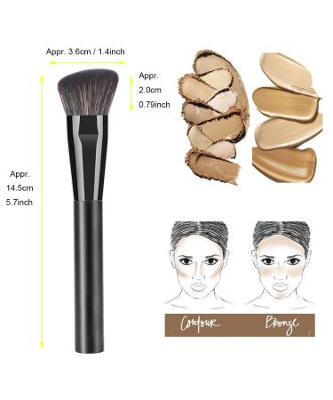 Vela.Yue Angled Contour Makeup Brush - Face Sculpting Beauty Tool - Buy Online on SooperMarket.com