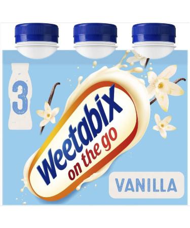 Weetabix On the Go Breakfast Drink Vanilla 3 x 250ml - Natural Vanilla Flavor - Pack of 1 - Buy Online on SooperMarket.com