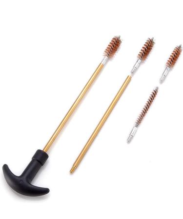 Boosteady Universal Handgun Cleaning Set for .22 .357 .38 9mm & .45 Caliber - Includes Bronze Bore Brush & Brass JAG Adapter - Perfect for Hunting & Maintenance - Buy Online on SooperMarket.com