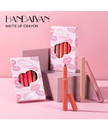 Kasither 6 Colors Matte Lip Liner Set - Long Lasting Lip Pencil - Smooth & Non-Drying - Easy to Use - Cruelty-Free (Set-A) - Buy Online on SooperMarket.com