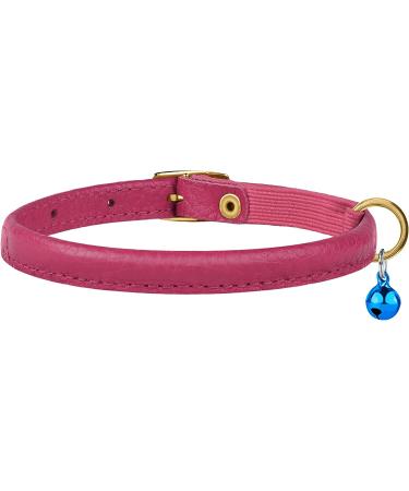 Murom Rolled Leather Cat Collar - Adjustable Safety Collar for Cats - Various Colors Available - Buy Online on SooperMarket.com