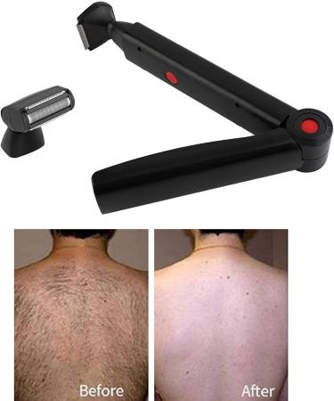 Predolo Long Handle Foldable Back Hair Shaver - Painless Hair Removal Groomer for Effortless Grooming | International Shipping Available - Buy Online on SooperMarket.com