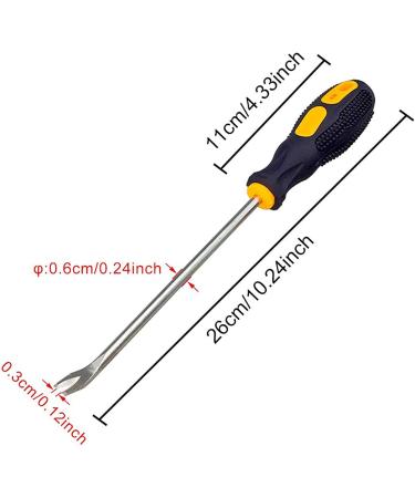 KVSERT Set of 4 Nail Extractors 3 mm U Tip Screwdriver Nail Lifter Remover Remover Tool - Buy Online on SooperMarket.com