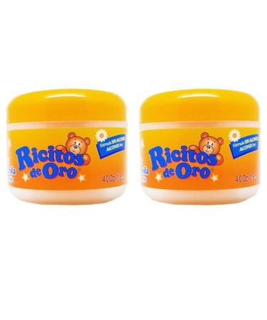 Ricitos De Oro Chamomile Baby Styling Gel. Natural. Alcohol Free, Not Greasy or Sticky. For Daily Use. 4.0 Fl Oz / 115 gr. Pack of 2