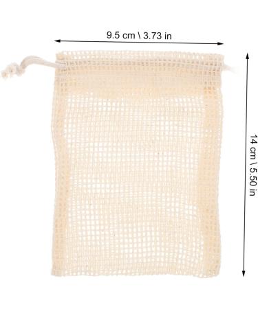 Baluue 5pcs Soap Storage Bag Soaps Scrubber Soap Sisal Soap Pouch Cotton Soap Pouch Luffa Nut Cotton Linen - Buy Online on SooperMarket.com