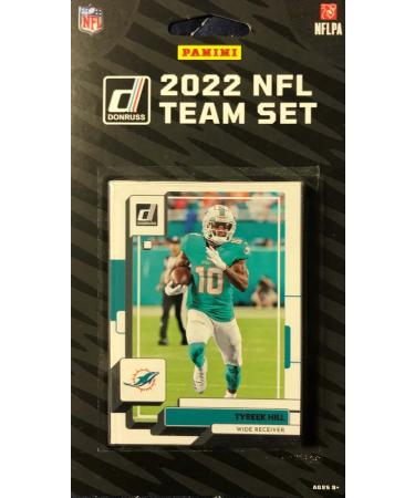 Miami Dolphins 2022 Donruss Factory Sealed Team Set Featuring Tua Tagovailoa and Tyreek Hill Plus Skylar Thompson and 2 Other Rookie Cards