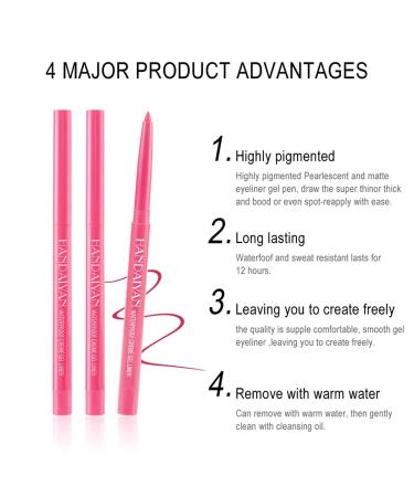Luxsea Eye Liner Pencil Set - 20 Colors, Waterproof, Matte, Long Lasting Makeup Pencils - Quick Dry Ultra Eyeliner Set for Women - 20 PCS, Colored Eyeliners and Shadow Pencils - Buy Online on SooperMarket.com