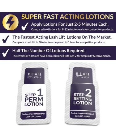 Professional Grade Lash Lift Lotions - Set of 10 for Perming, Curling, and Lifting Eyelashes | Semi Permanent Supplies for Beauty Treatments - Buy Online on SooperMarket.com