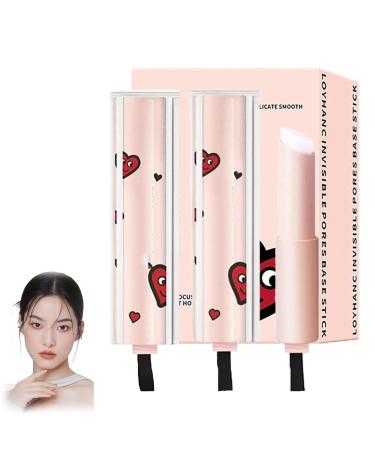 Statisticalt Face Primer Stick New Magical Pore Eraser Waterproof Face Primer Stick Invisible Hydrating Pore Primer Stick Lightweight Blur Pore Eraser Stick (2pcs)