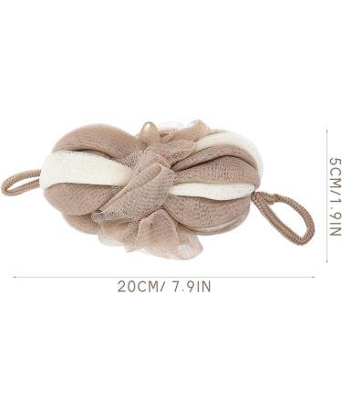 KALLORY 2pcs Long Bath Flower Foaming Bath Ball - Baby Bath Sponge Scrubber & Shower Supplies for Soft Skin Care (20x10cm - Buy Online on SooperMarket.com