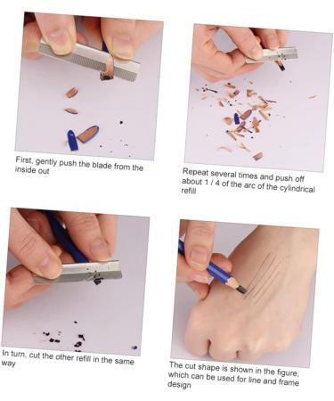 Gogogmee 8pcs Eyebrow Pencil Eyeliner Pencils for Skin Eyebrow Makeup Pencil Makeup Supplies Lip Pen Wooden - Buy Online on SooperMarket.com