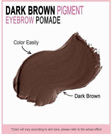 YFULFILL Dark Brown Eyebrow Stencil Kit - Waterproof Stamp with Sponge Applicator - Buy Online on SooperMarket.com