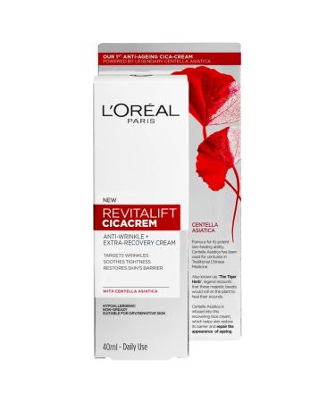 L'Oreal Revitalift Cicacrem Anti Wrinkle Repair Cream 40ml