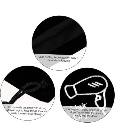 MUSISALY 1pc Hair Dryer Storage Bag Hair Dryer Bag Hotel Hair Tools Bag Packing Sack Wig Travel Case Flannel - Buy Online on SooperMarket.com