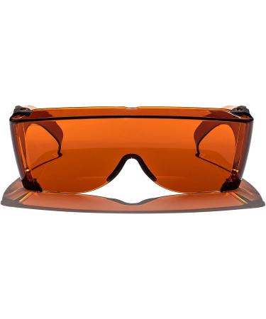 BluBlocker StarShield Fit Over Sunglasses | Scratch Resistant Lens | Blocks 100% Blue Light, UVA & UVB Rays | Retro Style | Gender Neutral | 2355K - Buy Online on SooperMarket.com