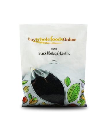 Organic Black (Beluga) Lentils 500g (BWFO)