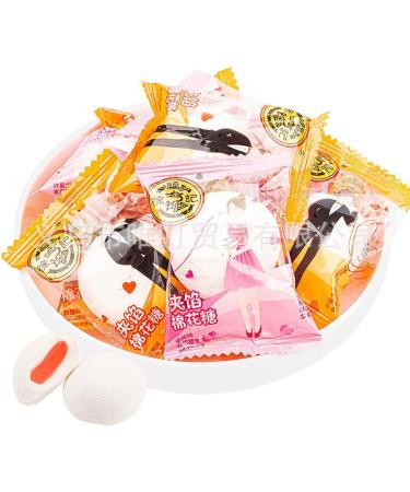 Honey peach Cotton soft Candy Fruit Flavored Cotton Candy Individually Packaged Wedding Celebration Candy Chinese FOOD Soft texture Gummies Asian food Asian candy (2000g mixed flavor) - Buy Online on SooperMarket.com