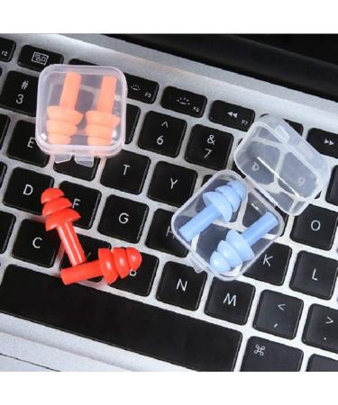 Reusable Silicone Ear Plugs Noise Reduction Earplugs (RED 50 SET) RED 50 SET - Buy Online on SooperMarket.com