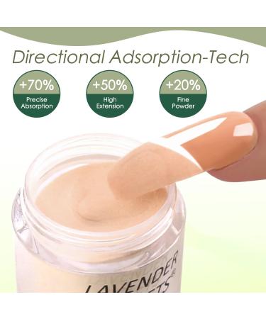 Lavender Violets 6 Colours Acrylic Dip Powder French Nail Art Manicure Large Capacity Dipping Powder Nail Powder DIY Early Green Brown JS207 An Early Fall - Buy Online on SooperMarket.com