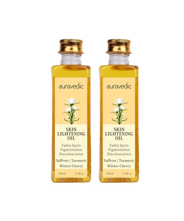 Auravedic Skin Lightening Oil 100ml (Pack of 2)