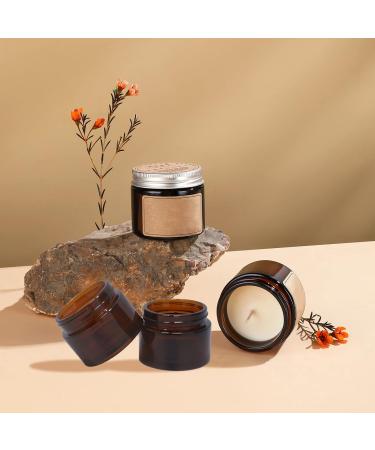Tuakimce 10 Pack 30ml Refillable Cosmetic Glass Cream Containers with Lid - Ideal for Creams Lotions & Essential Oils - Buy Online on SooperMarket.com