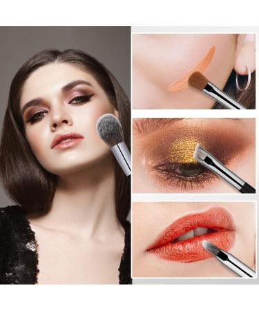 BS-MALL 16pcs Makeup Brush Set with Premium Synthetic Bristles - Ideal for Powder, Foundation, Blush, Contour, Concealers, Lips, and Eyeshadow - Black - Buy Online on SooperMarket.com