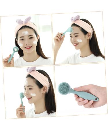 Shop 3 Sets Cleansing Brush & Pore Scrubber | Silicone Facial Scrubbers for Deep Cleaning | Best Face Massager Tool - Buy Online on SooperMarket.com