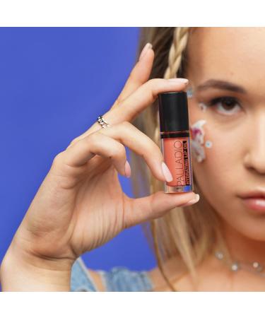 Palladio Hydrating Lip Oil with Hyaluronic Acid | Non-Sticky Formula | Tinted Sheer Color | Vegan & Cruelty-Free - Buy Online on SooperMarket.com