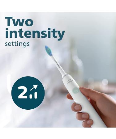 Philips Sonicare 2100 Electric Toothbrush HX366104 - Rechargeable Power Toothbrush in White Mint - Buy Online on SooperMarket.com
